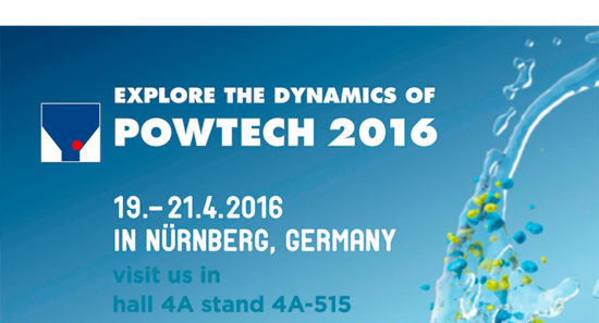 POWTECH 2016 Feria para el procesamiento y manipulación de polvo